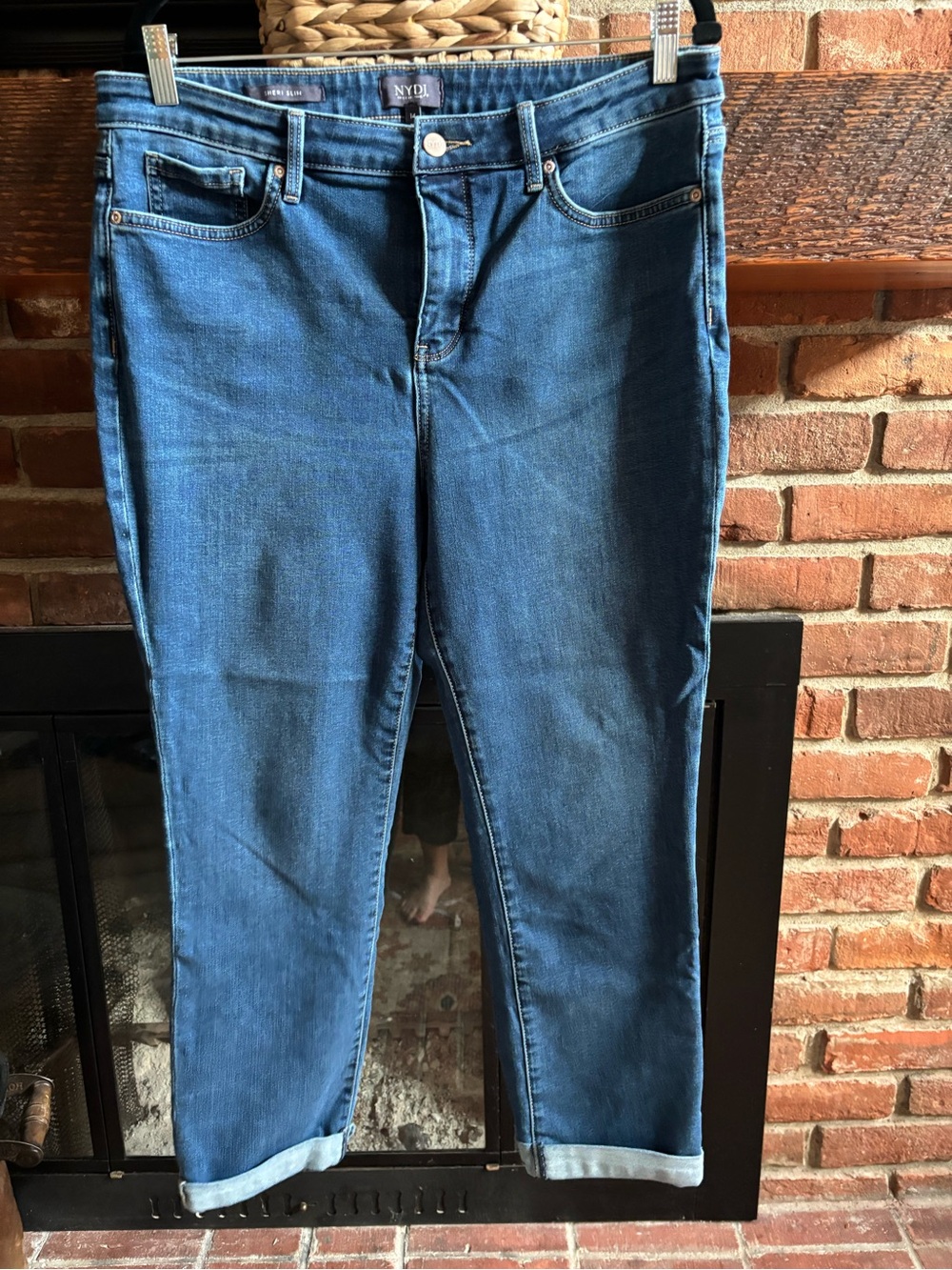 NYDJ Classic Blue Mid-Rise Jeans - Women's